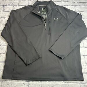 Under Armour Men's Gray Quarter-Zip Jacket. Size XL.